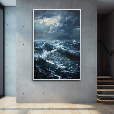 Sea Waves Acrylic Painting